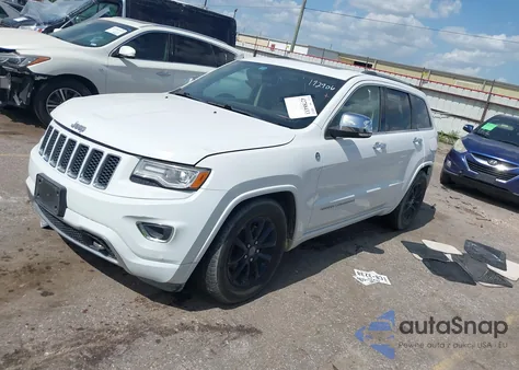 2015 Jeep Grand Cherokee Overland z USA, uszkodzony, nr VIN 1C4RJFCG0FC609466
